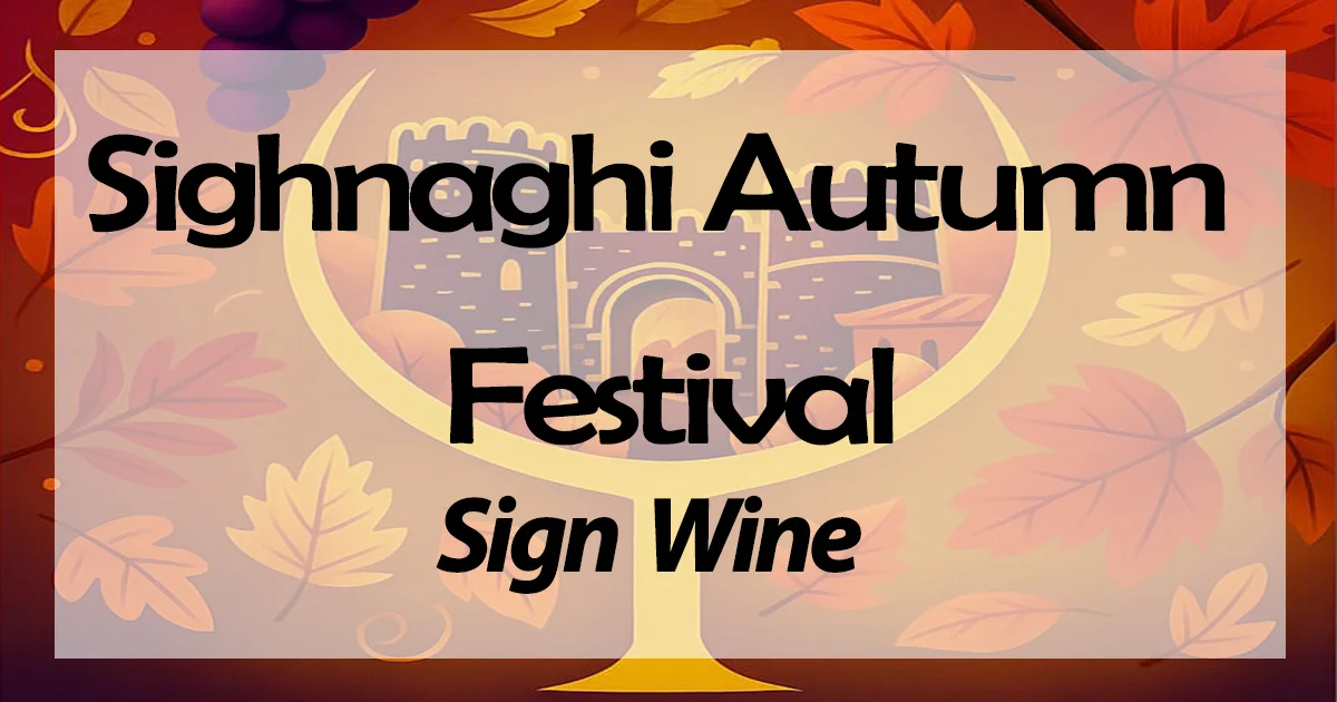 Sighnaghi Autumn Festival - SignWine